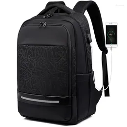 Backpack Men Fashion Large Capacity Laptop Male Casual Multifunction Waterproof Bags Daily Work Business USB