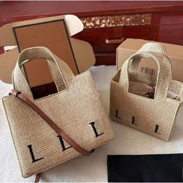 High quality beach bag Summer basket Designer beach holiday tote bag women's bestseller