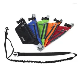 Dog Collars 448B Leash And Walking Waist Bag Set Multifunctional With