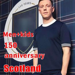 Scotland Football Shirt 150Th Anniversary Soccer Jerseys Blue Special Edition TIERNEY DYKES ADAMS Football Shirt 23 24 CHRISTIE Mcgregor Kids Kit 380
