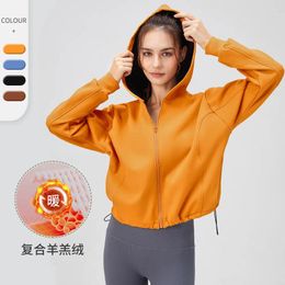 Active Shirts Autumn Winter Women Clothing Gym Hoodie Jacket Sport Top Fitness Running Coat Outdoor Hiking Tracksuit Sportswear Female