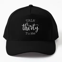 Ball Caps Thirty Birthday Funny 30th Years Old Baseball Cap Hood Thermal Visor Women Hat Men's