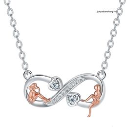 Infinite Symbol Symbant Sisters Packlace Love Collar Chain