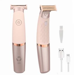 Women Painless Epilator Rechargeable Body Hair Removal Machine Electric Shaving Private Part Bikini Armpit Depilation 240305