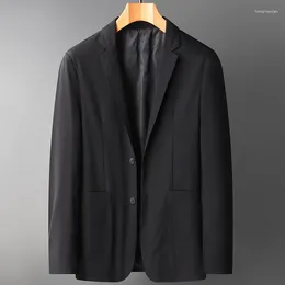 Men's Suits Korean Version Of The Trend Casual Wedding Hosting Solid Color Wool British Style Business Fashion Blazer Gentleman's Suit