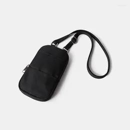 Bag Men's Mobile Phone Tide Brand Vertical Casual Fashion Shoulder Wild Waterproof Nylon Pouch