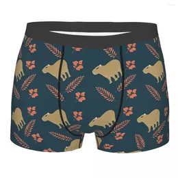 Underpants Navy Capybara Hydrochoerus Hydrochaeris Animal Breathbale Panties Man Underwear Sexy Shorts Boxer Briefs