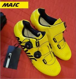 MAIC MTB Cycling Shoes Road cycling shoes Professional Mountain Bike Breathable Bicycle Racing Self-Locking Shoes 240312
