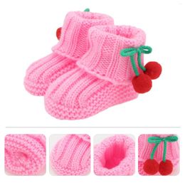 Boots Baby Shoes Born Cotton Knitted Toddler Warm Infant Crib Yarn Comfortable Kid