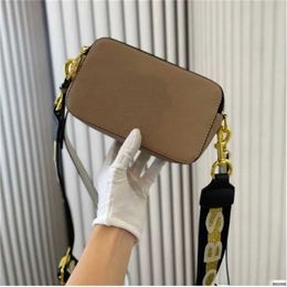 TOP The Snapshot Ladie Genuine Leather Handbag Famous Mini Camera Small Crossbody Women Shoulder Messenger 70% Off Store wholesale