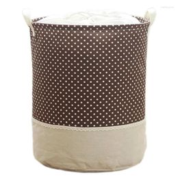 Decorative Figurines Zq Dirty Clothes Storage Basket Folding Waterproof Laundry Cotton Linen