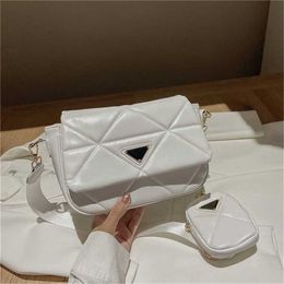 womens can be Customised and mixed batches simple rhombic lattice strap three female steamed stuffed bun mother Handbag 70% Off Store wholesale