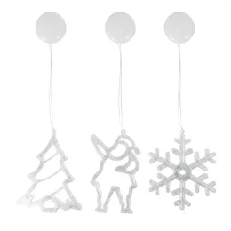 Night Lights 3 Pack Christmas Indoor Window Light Decoration Backdrop String For Outdoor Home Bedroom Warm White