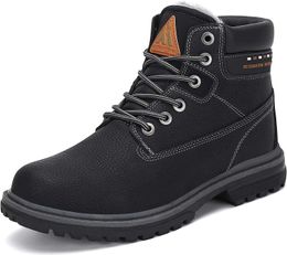 HBP Non-Brand Winter Boots Cotton Added Waterproof Comfortable Lightweight For men women outdoor