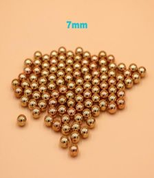 7mm Solid Brass H62 Bearing Balls For Industrial Pumps Valves Electronic Devices Heating Units and Furniture Rails6844256