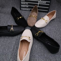 Boots Fashionable Flat Shoes Women's Spring 2022 New Small Leather Shoes Comfortable Women's Shoes Autumn and Winter Versatile Loafers