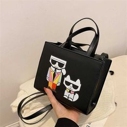 Cartoon printed womens casual large capacity textured 60% Off Store Online