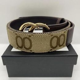 2023 bb Belt Luxury Men designer belt Women jeans Belts Snake Big Gold Buckle Size 105-125 CM with box193Z