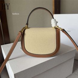 7a top Classics womens bag Designer Mini Besace 16cm Triumph Gate Beige Textile Leather Teen 101063 Crossbody Shoulder Bag Handbag handbags woman