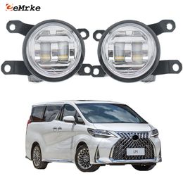 Lexus LM300H LM350 H30 2019 2020 2021 2022 Ön Araba Sisleri Lens DRL 30W 12V Beyaz veya Sarı