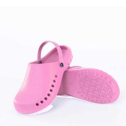 HBP Non-Brand Unisex Surgical Working Shoes Medical Nurse Scrubs Shoes Non-slip Laboratory Slippers EVA Toe Cap Sandals Doctor Work Wear