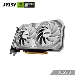 New MSI GeForce RTX 4060 VENTUS 2X WHITE 8G OC GDDR6 8GB 128Bit RTX4060 Graphic Card Gaming GPU placa de video