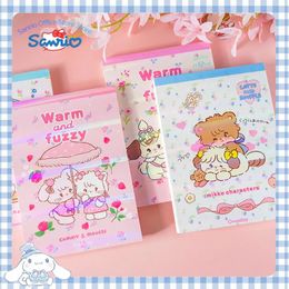 Mikko Series Shoot Paper Book A5 Cute Student Notepad Cartoon Creative Note Learning Supplies Stationery Wholesale 240311