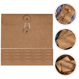 Gift Wrap 30 Pcs Kraft Envelope Calligraphy Paper Organisers Stationery Card Envelopes Letter Storage Pouches