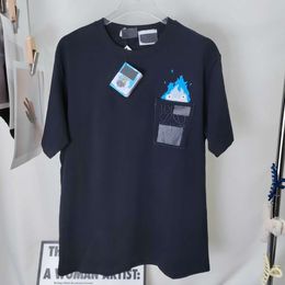 loews ropamujer designer Womens Tshirt Top Anagrams Loewee Crop Top High Version 24 Hayao Miyazaki Co Branded Collection Hals Mobile Castle Ice and Fire Embroidery