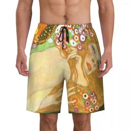 Men's Shorts Custom Board Men Quick Dry Beachwear Boardshorts Painting Art Swimming Trunks Bathing Suits