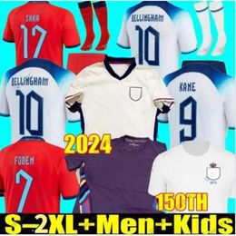 24 25 Englands Soccer Jerseys SAKA RASHFORD KANE FODEN STERLING 22 23 24 GREALISH MOUNT BELLINGHAM TRIPPTIER GALLAGHER STONES WALKER Men Kids Kit Set Football 149