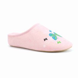 HBP Non-Brand HBP Non-Brand plush Slipper women faux suede Slippers house indoor Pink Fuzzy Colourful butterfly slippers