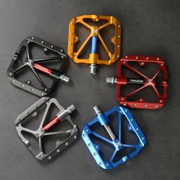 ThinkRider 3 Sealed Bearings Bicycle Pedals Flat Bike Pedals MTB Road Mountain Bike Pedals Wide Platform Accessories Part 240308