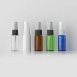 Storage Bottles 50pcs 15ml Empty Mist Spray Plastic Bottle Clear Blue Cosmetic Sprayer Pump PET Travel Size Container Packaging