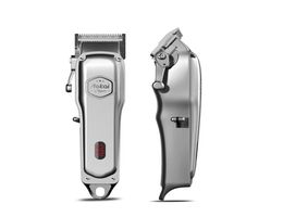 Electric hair clipper High performance electric shear rechargeable adjustable carbon steel tool head metal body electric shaver2802773920