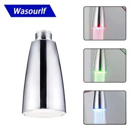 WASOURLF LED Sprayer Light Small Head Spray Out Replacement Kitchen Faucet Adapter Aerator Pull Out Faucet Accessories Chrome 240311