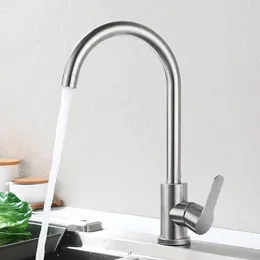 Kitchen Faucets Stainless Steel Vegetable Basin Faucet Household Cold And Hand Sink Thickened Single Water Tank