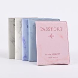 Marble PU Leather Passport Cover Multi-card Colour Cards Protection Holder Case Travelling Accessories Passport Cover Money Wallet