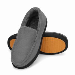 HBP Non-Brand Unisex Casual Warm Plus Velvet Beans and Cotton Shoes House Cotton Soft Sole Outdoor Indoor Men Slippers