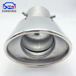 Universal Flexible Car Exhaust Tip Stainless Steel Can Be Adjusted Pipe Chrome Tail Muffler Accessories Decorative Part