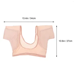 Yoga Outfit Sweat Pad Vest Lady Mesh Breathable Women Absorb Underwaist Sports Well