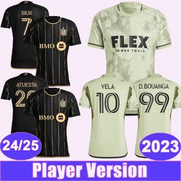 24 25 Los Ang Eles FC Mens Soccer Jerseys Player version ILIE TILLMAN ATUESTA ORDAZ LONG DARBOE 2023 Home Away Football Shirts