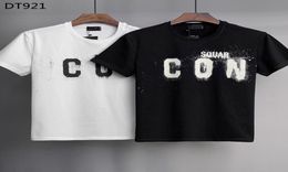 23SS Italy Men Tshirt design D2 DSQ ICON GG tee Streetwear Letter Print tshirts High Quality shorts Tops Men039s Women Hip Ho6091646