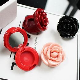 Rose Flower Shape Empty Eyeshadow Case Lipstick Box Cosmetic Packing Container Refillable Foundation Makeup Dispenser With