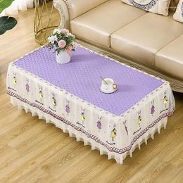 Table Cloth Lace Tablecloths Rectangle Cotton Polyester Tea Desk Skirt Wedding Party Decor Cover For Dining