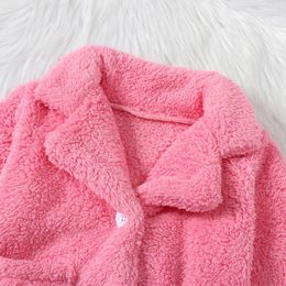 Jackets Toddler Baby Bear Hooded Jacket Faux Fuzzy Long Sleeve Casual Zip Up Coat Sherpa Fleece Warm Winter Outwear