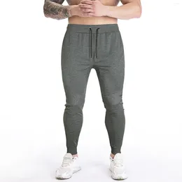 Men's Pants Drawstring Solid Color Fitness Men Casual Fashion Baggy Stretch Skinny Man Trousers Y2k Clothes Pantalones Gym Streetwear