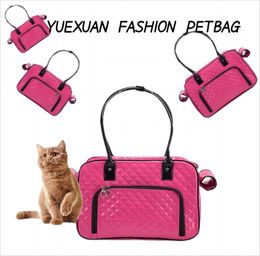 Designer Bag Women Handbag Shoulder PU Leather Lattice Crossbody Breathable Pet Dog Cat Travel Outdoor Luxury Tote Bag Large Capacity Pet Carrier Wholesale