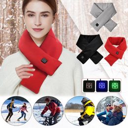 Carpets Warm Heated Scarf USB Charging Electric Cold-Proof Thermal Neck Wrap Warmer Washable For Climbing Hiking Cycling