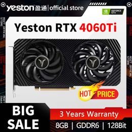Yeston GeForce RTX 4060Ti-8G D6 Graphics Card 8G 128bit GDDR6 RTX 4060 Ti GAMING Video Cards NVIDIA Intel Desktop GPU DLSS 3